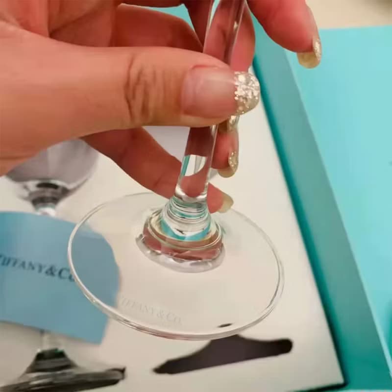 【訂製】情人節禮物 紀念日 週年禮品 日本限定 Tiffany  酒杯