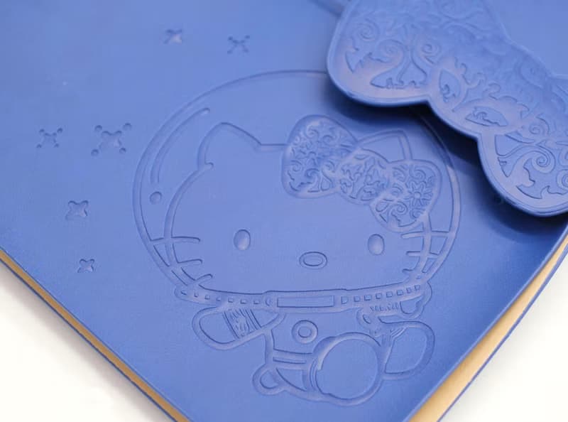 澳門限定產品合作Sanrio 藍白色Hellokitty 筆記本封套