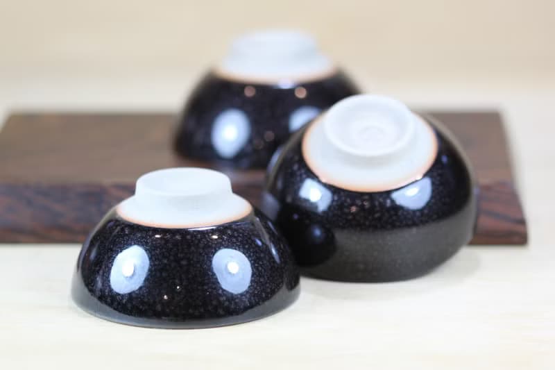 【母親節禮物】60ml 黑星 天目釉 圓滿茶杯 鶯歌名家葉敏祥作品