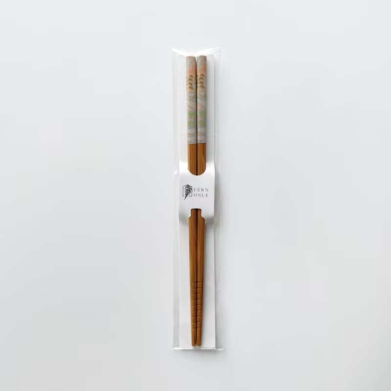 蕨美食光竹筷3.0 - 腎蕨 | 竹筷 筷子 餐具 環保 外帶 攜帶 露營
