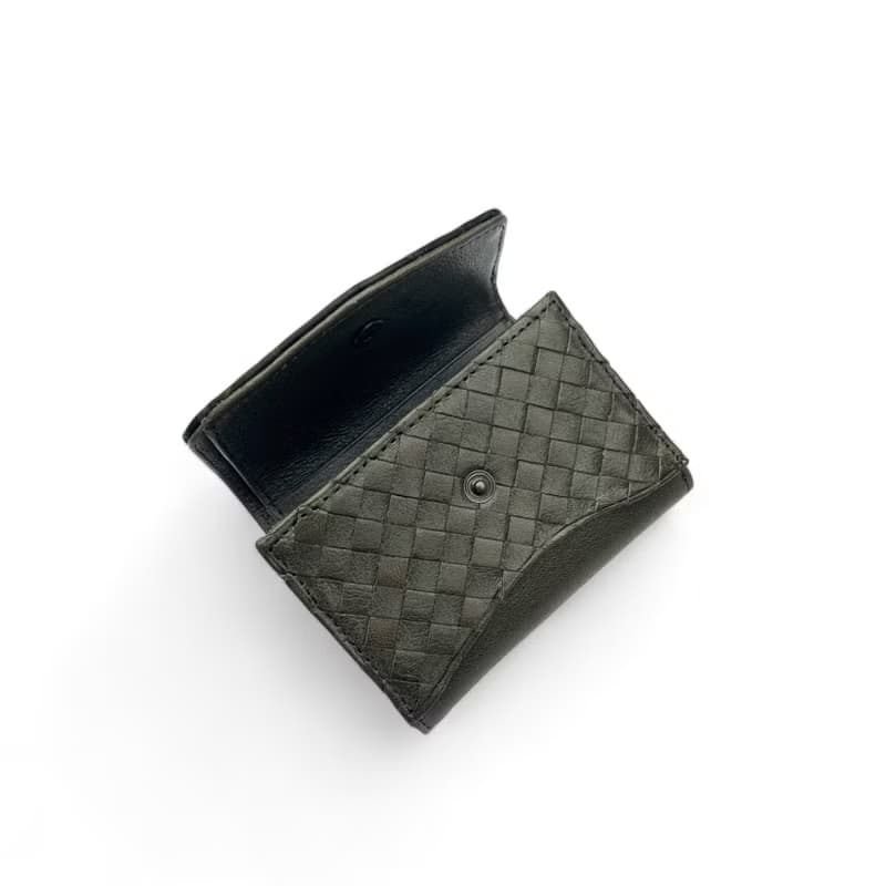 小號三折皮夾 迷你皮夾 日本小牛皮 黑色