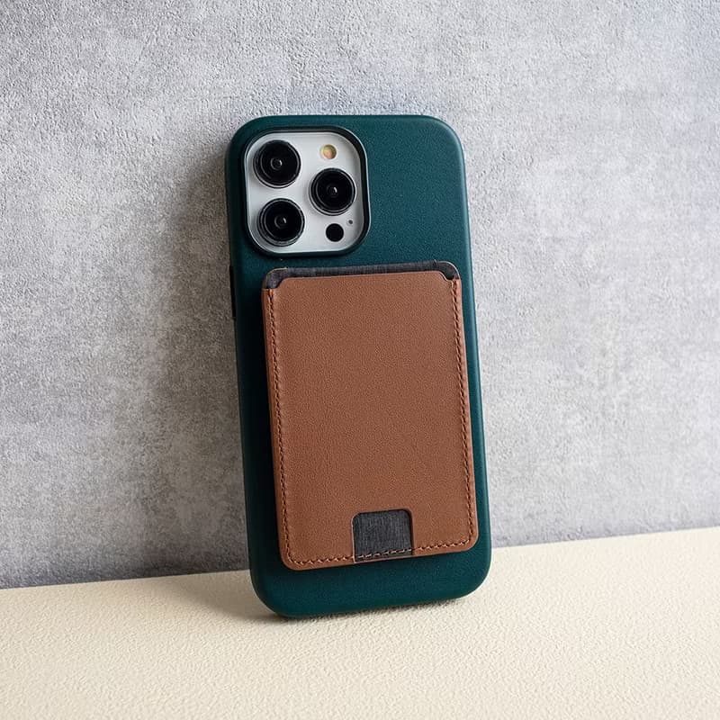 DuoFlip磁吸翻轉證件卡套/雙面卡夾(Mag Safe適用)榛果棕