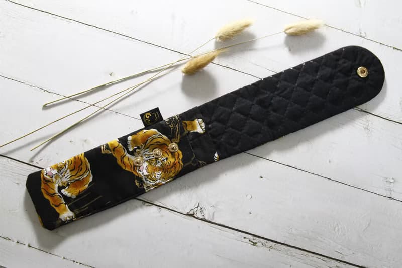 【Gi LAI】 6.5*26Cm環保雙層筷袋 餐具袋-老虎タイガー