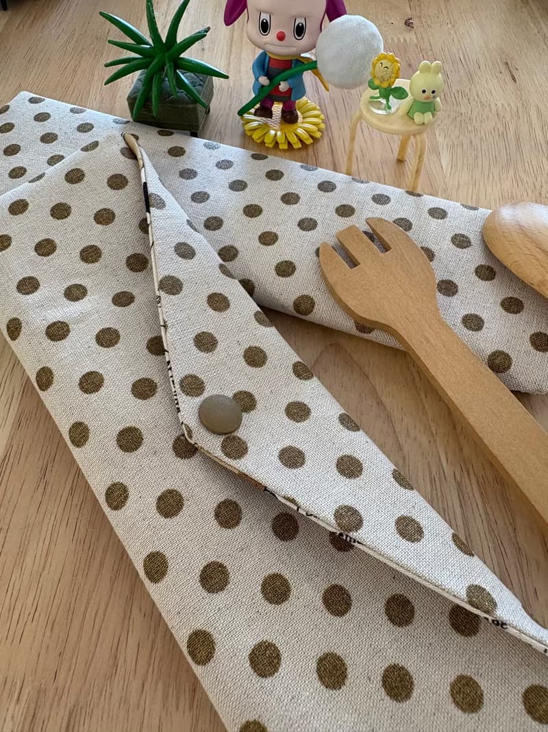 文青風環保純棉筷袋 星光燦爛 水豚君萌翻 原麻本色 日本 潮物 收