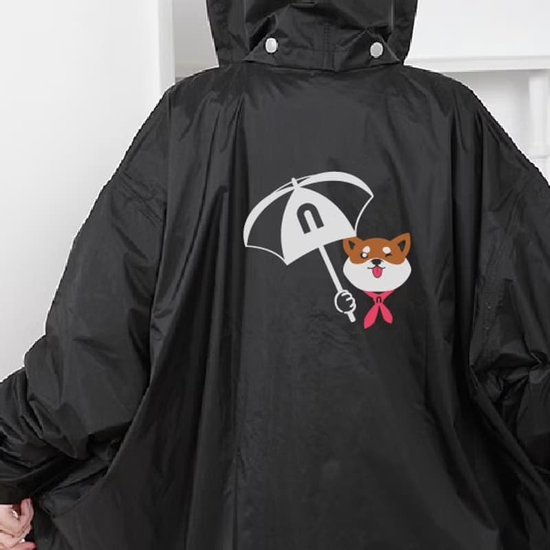 成人反光雨衣 男女防水風雨衣 柴犬 Shiba 台灣製MIT 畢業禮物