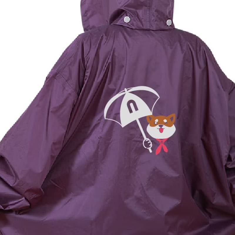 成人反光雨衣 男女防水風雨衣 柴犬 Shiba 台灣製MIT 畢業禮物
