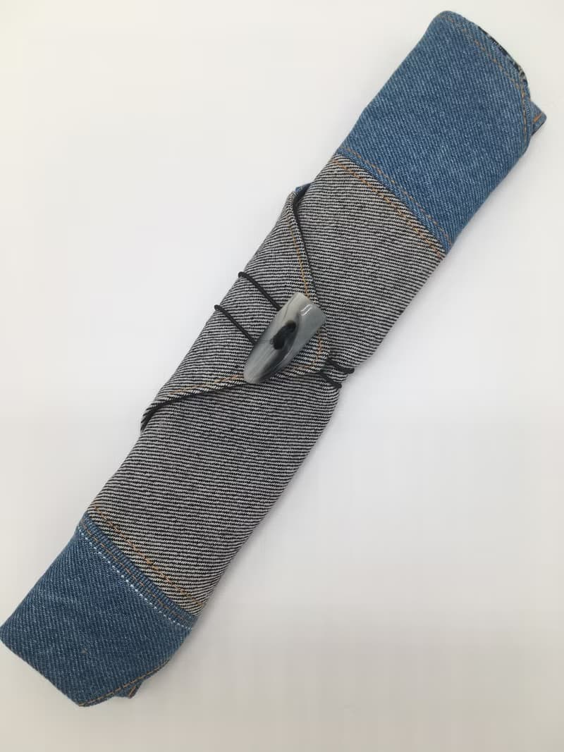 Denim Patchwork Straw Case Cutlery Case 牛仔布 飲管套 餐具套