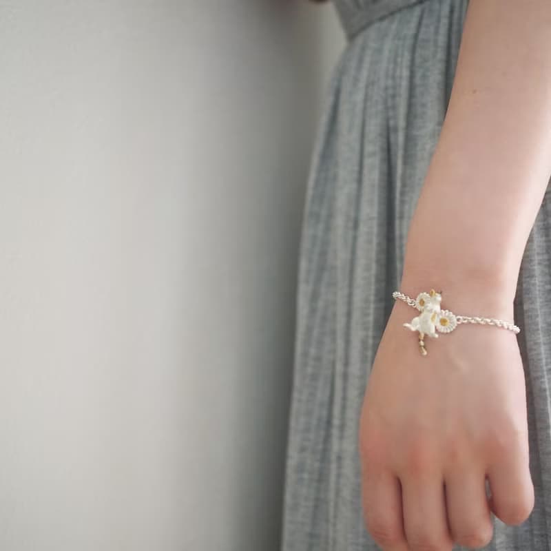 ごろん三毛猫ブレスレット