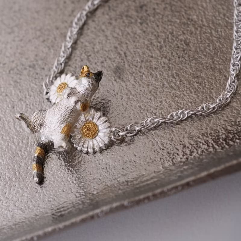 ごろん三毛猫ブレスレット