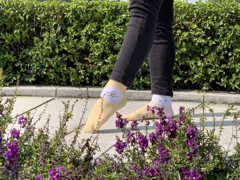 【水梨花果襪】對稱/不對稱襪 純真│想你的心不曾遠離