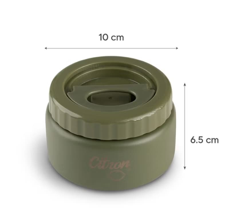 快速到貨【Citron】雙層食品保溫罐_森林綠