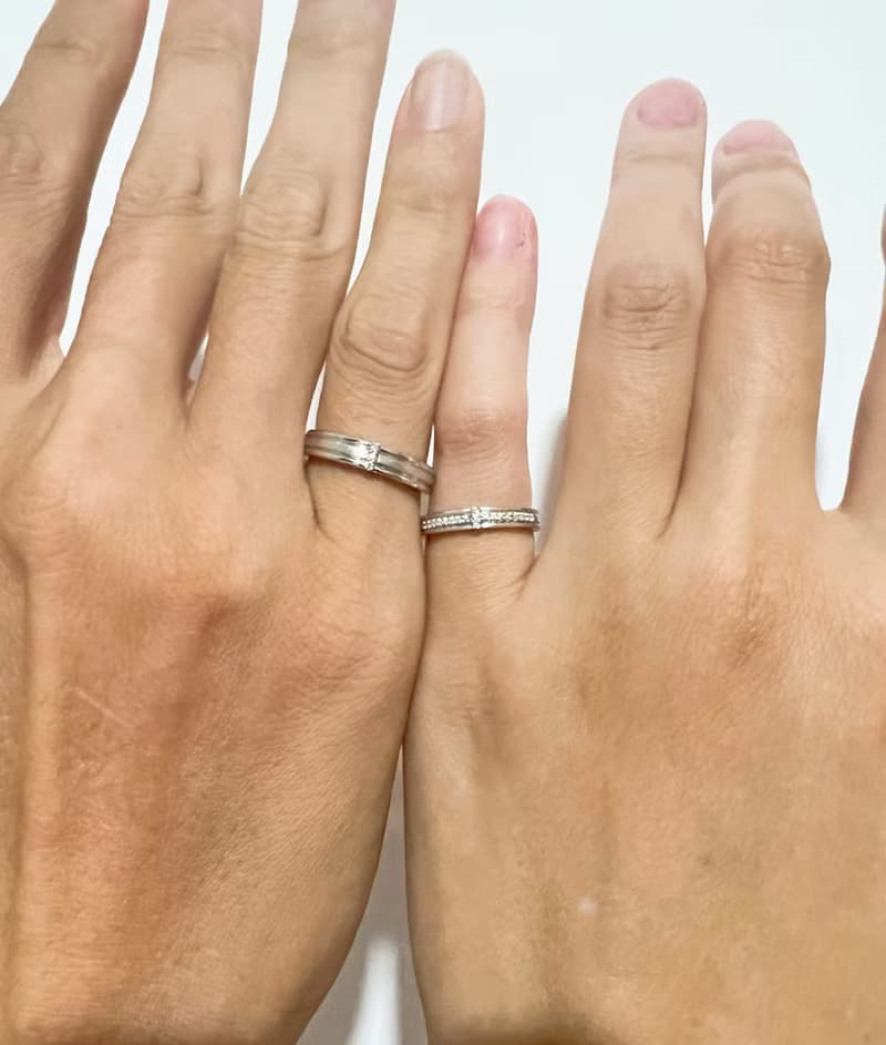 【情侶對戒】Success 卓越的我們 • 純銀戒指厚鍍18K 日常婚戒