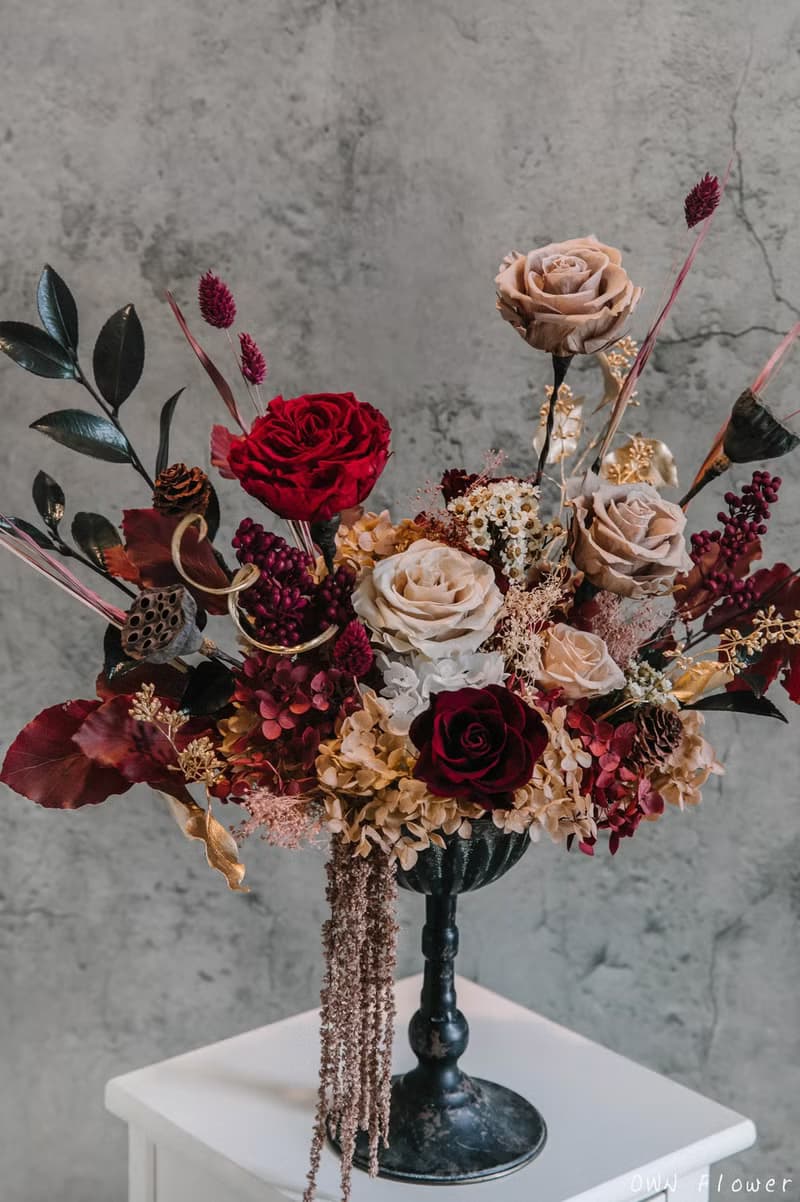 居家桌花/居家盆花/花禮/盆花/開幕花禮/永生花禮/賀禮/婚禮桌花