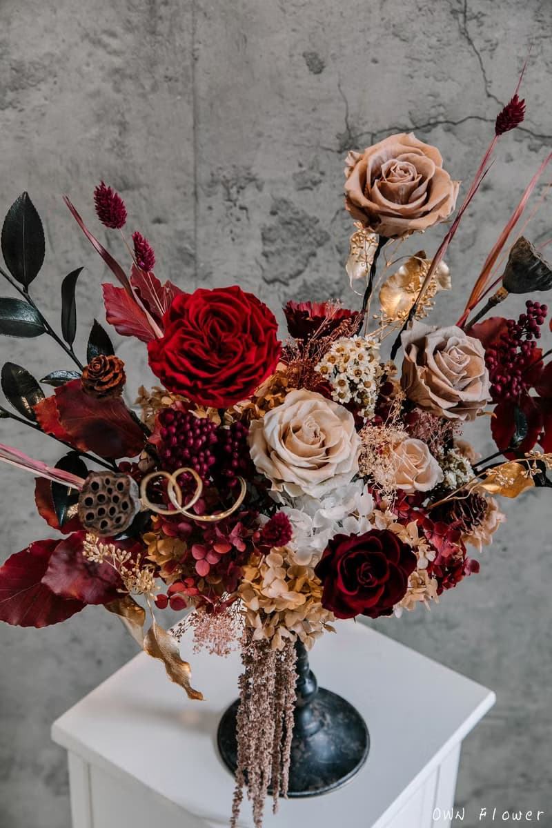 居家桌花/居家盆花/花禮/盆花/開幕花禮/永生花禮/賀禮/婚禮桌花