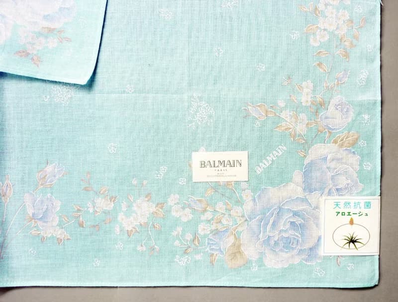 Pierre Balmain Paris Vintage Handkerchief Women Handkerchief 23 x 22.5 inches