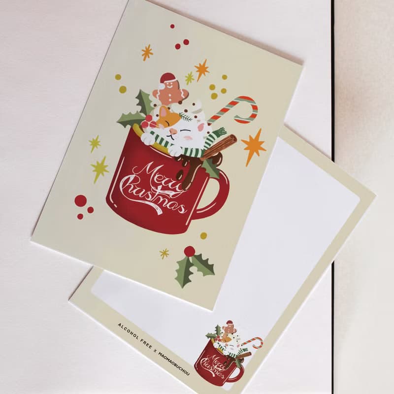【Xmas - Cinnamon Cocoa】| 明信片 聖誕卡