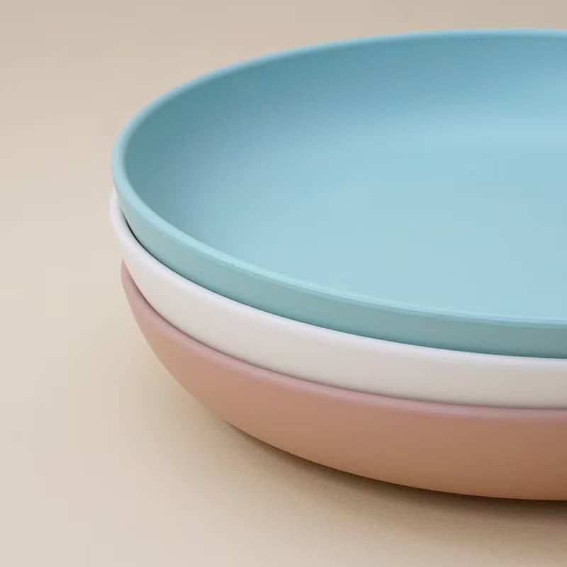 min/fun Plate 21cm Noodel Rice Breakfast Bread Gift Kids Cute  Made In Japan