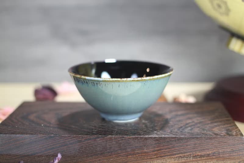 【送禮好物】100ml 天目釉 敞口茶盞杯 酒杯 鶯歌名家葉敏祥作