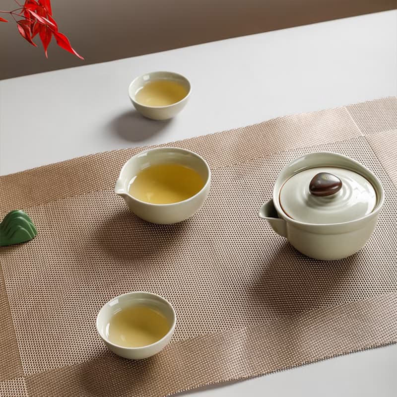 【聖誕禮盒】石上清泉 | 便捷式快客杯一壺兩杯中式功夫茶套裝