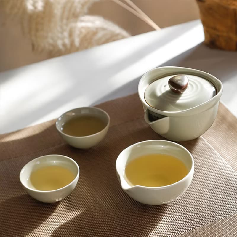 【聖誕禮盒】石上清泉 | 便捷式快客杯一壺兩杯中式功夫茶套裝