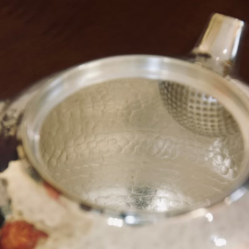 尚幀品 蘋果形側把急須 純銀橫手急須 足銀銀壺 200cc