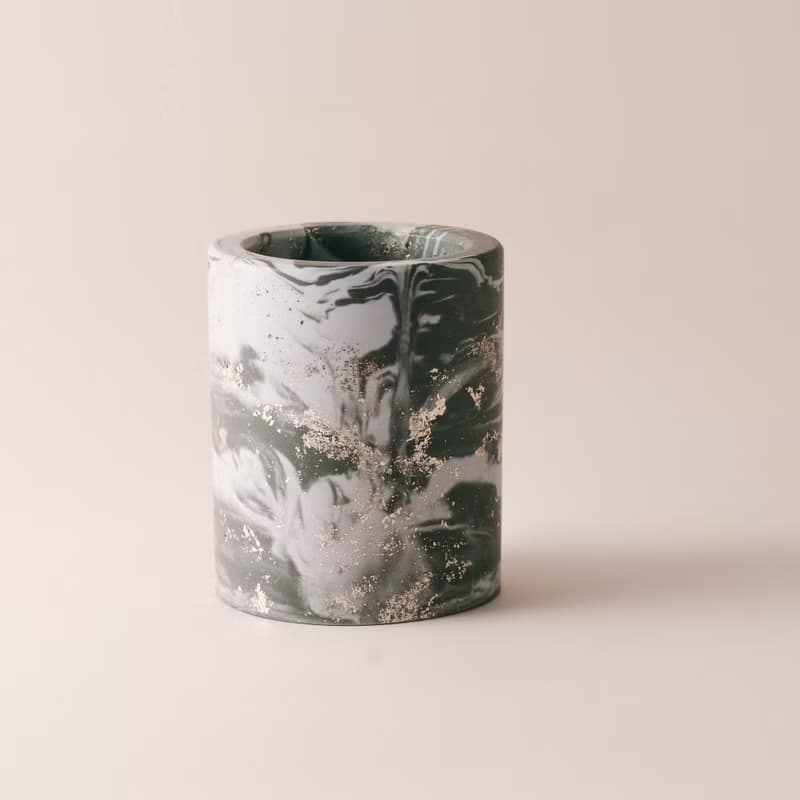 Jesmonite英國礦石樹脂/筆筒- 水墨新風貌 父親節禮物