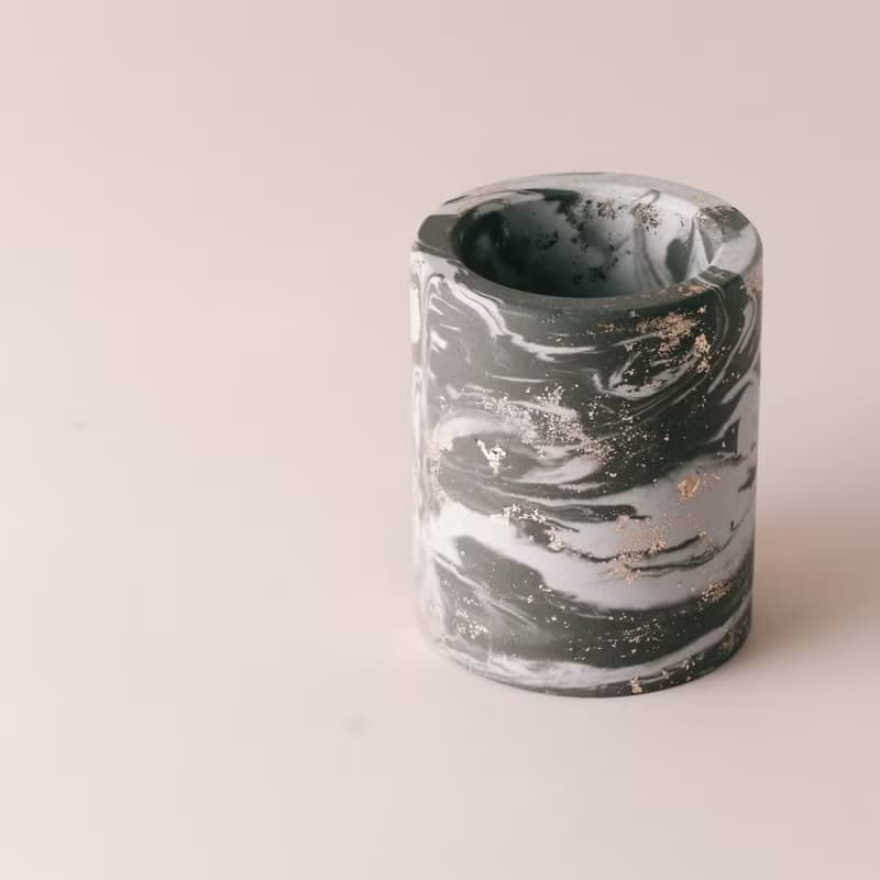 Jesmonite英國礦石樹脂/筆筒- 水墨新風貌 父親節禮物