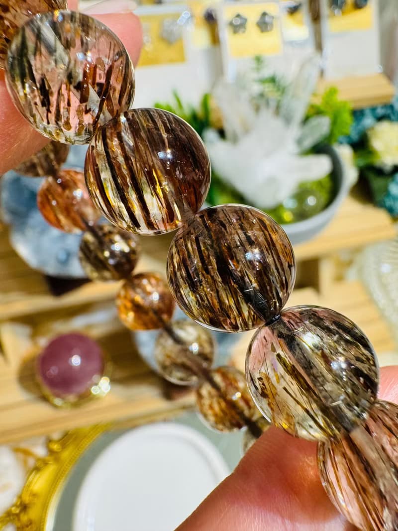 小精品招財濃色黑金超11.8-12mm44.65g旺正財招偏財貴人緣好運