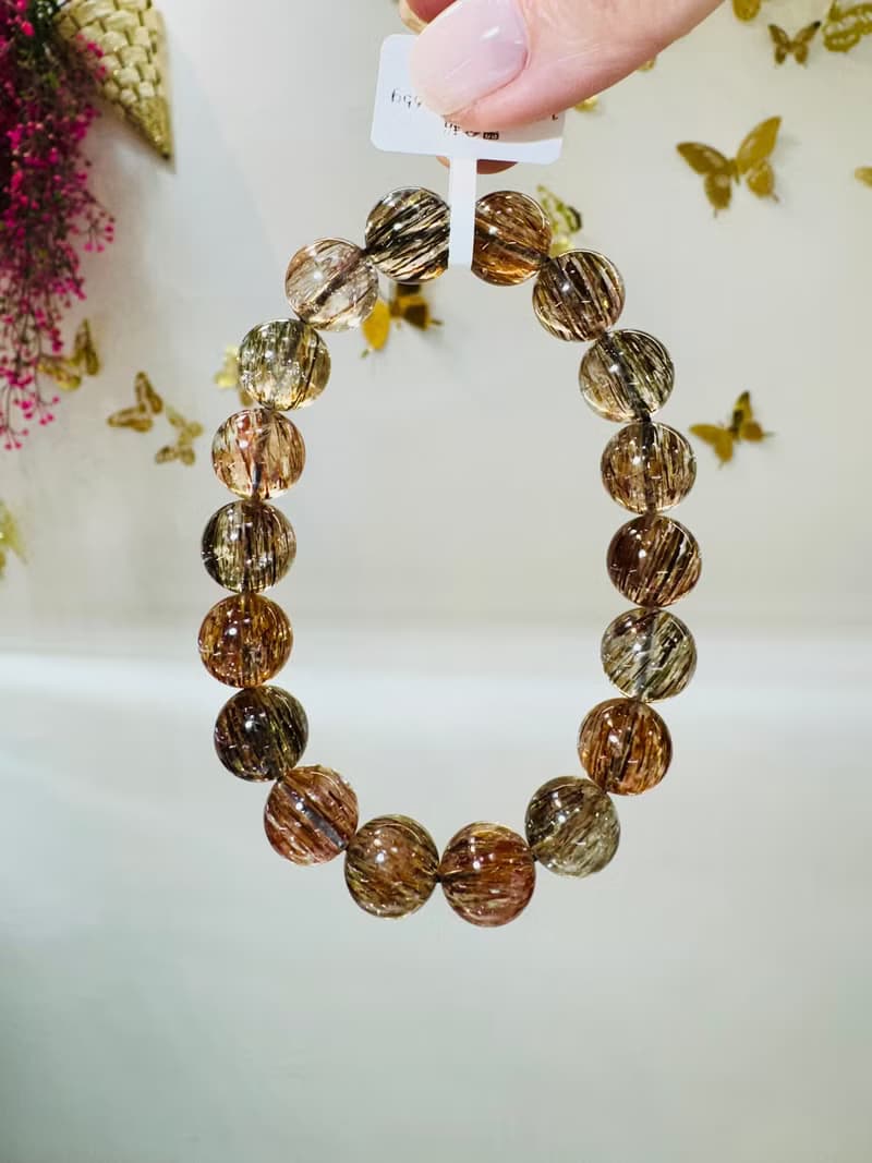 小精品招財濃色黑金超11.8-12mm44.65g旺正財招偏財貴人緣好運