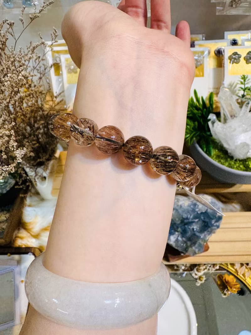 小精品招財濃色黑金超11.8-12mm44.65g旺正財招偏財貴人緣好運