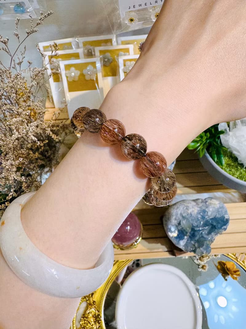 小精品招財濃色黑金超11.8-12mm44.65g旺正財招偏財貴人緣好運