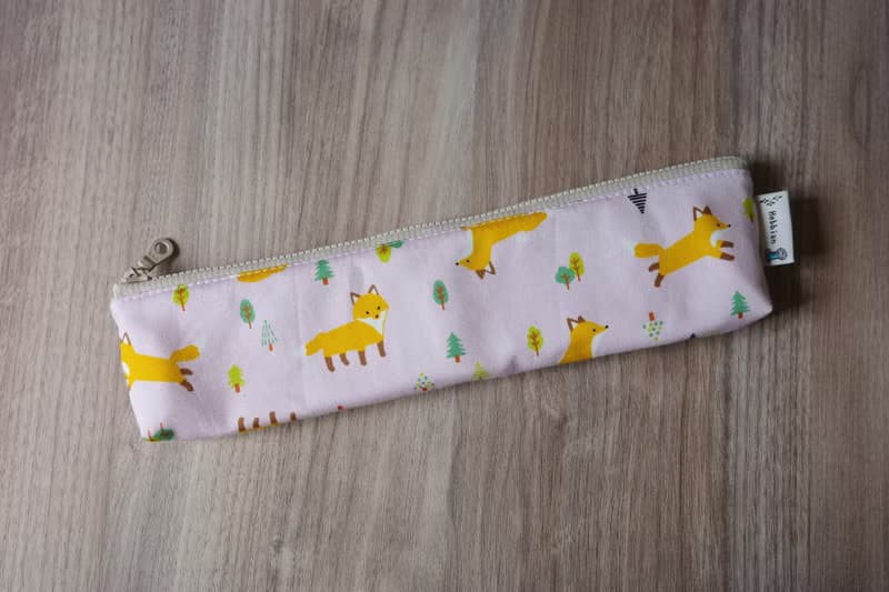 快樂狐狸 粉 - 餐具袋 環保餐具袋 | 海柏手作