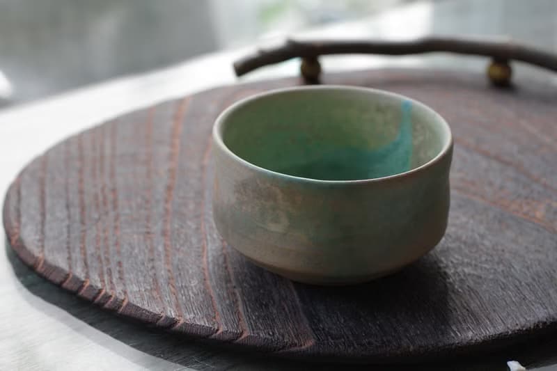 灑落人間的光手拉坏平光陶杯/茶杯