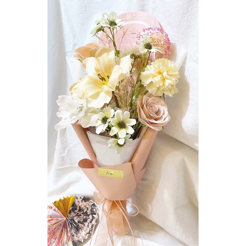 永恆 盛開 包裝花束