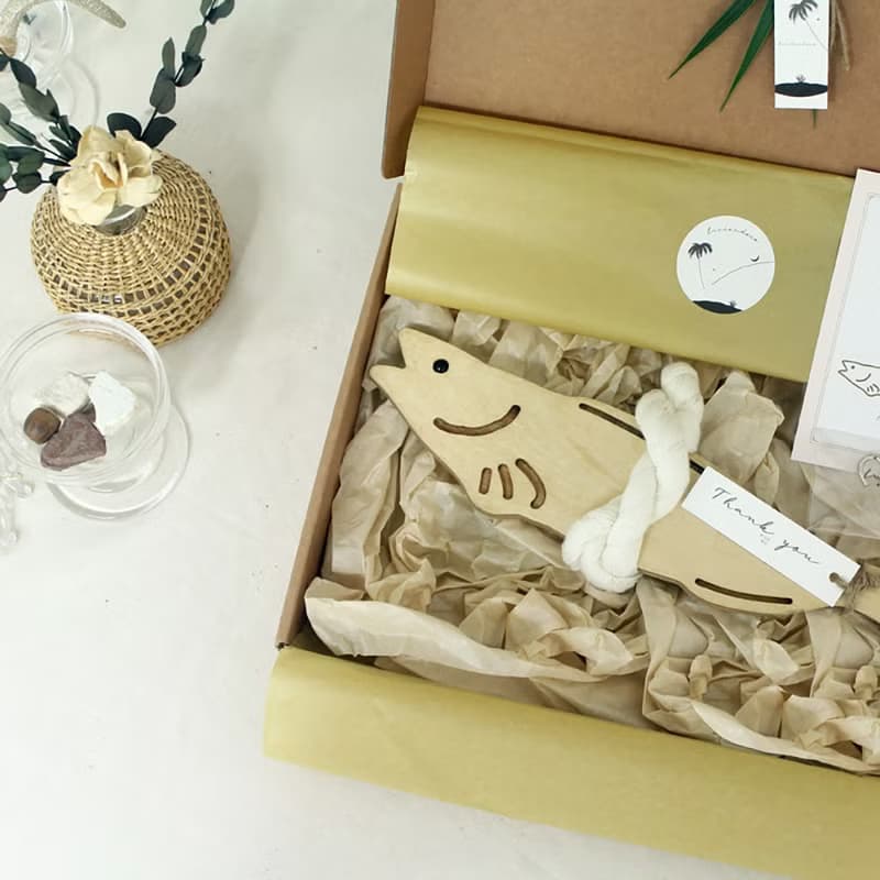 Newlyweds Home Gift  Apartment Ornament  lucky Fish Christmas  gift box set 34cm