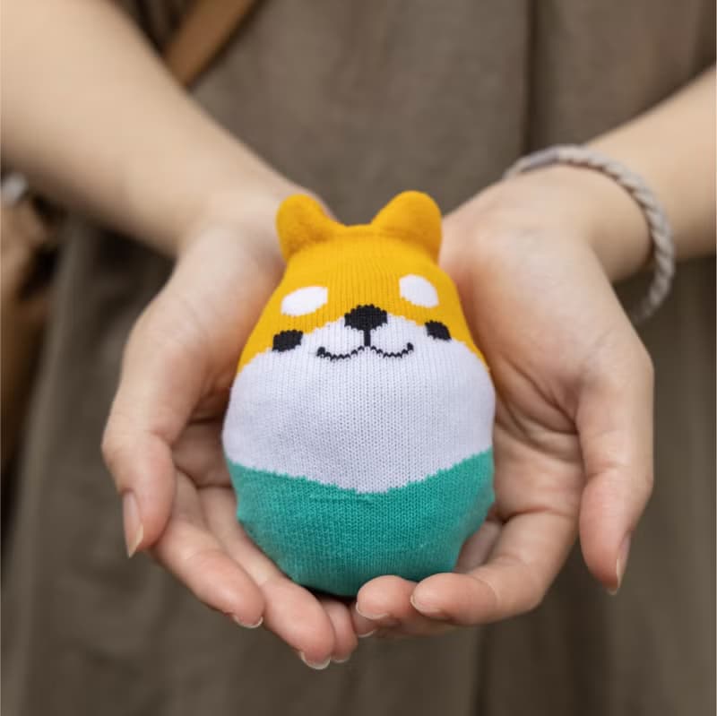 環保購物袋【好收袋-柴犬】襪子造型 大容量提袋