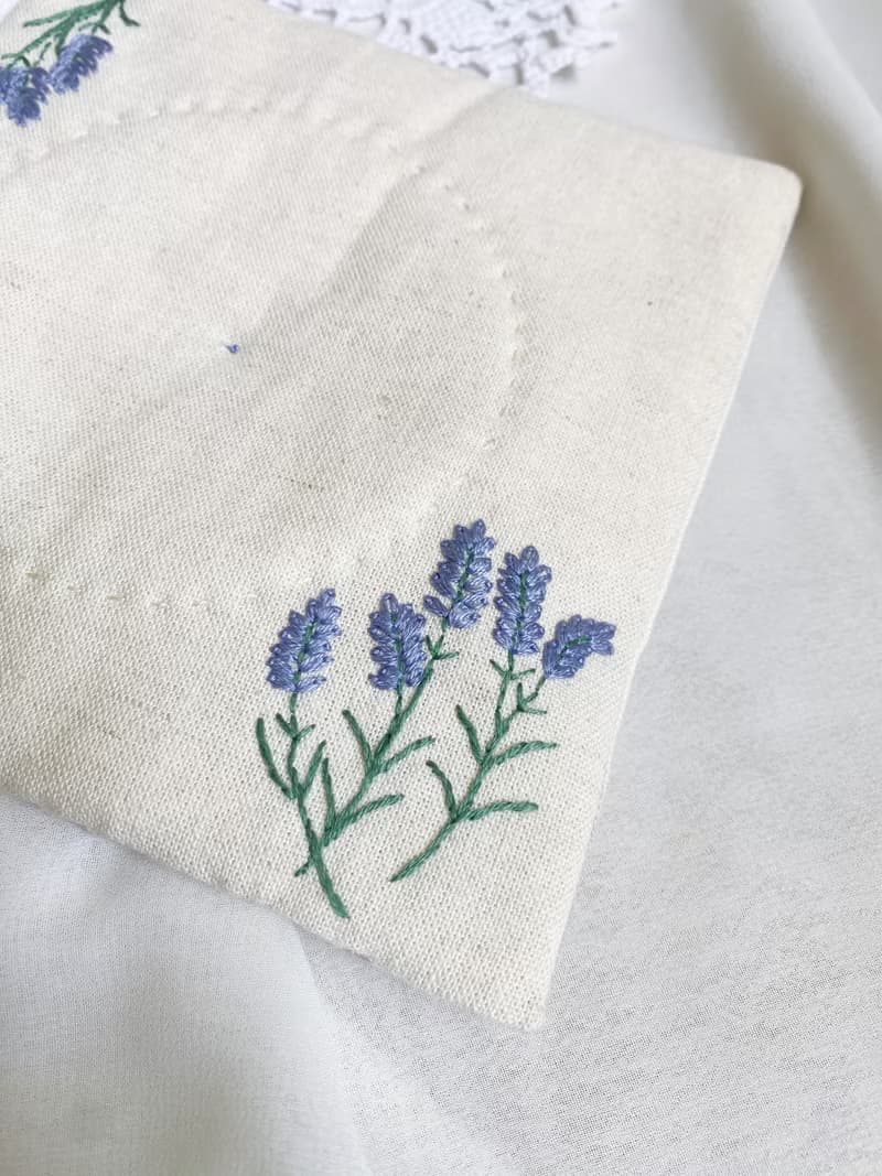 【芳小姐手作】芬芳薰衣草刺繡鍋墊 母親節禮物 禮物 畢業禮物