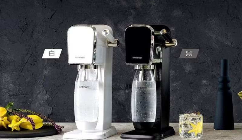 【贈1L水瓶*2】ART自動扣瓶氣泡水機-黑/白