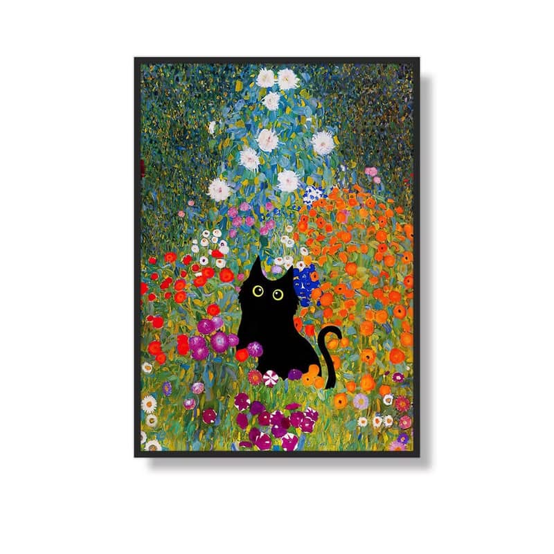 CAT‧花園_掛畫_動物系列_台灣製造 兩個工作天快速出貨
