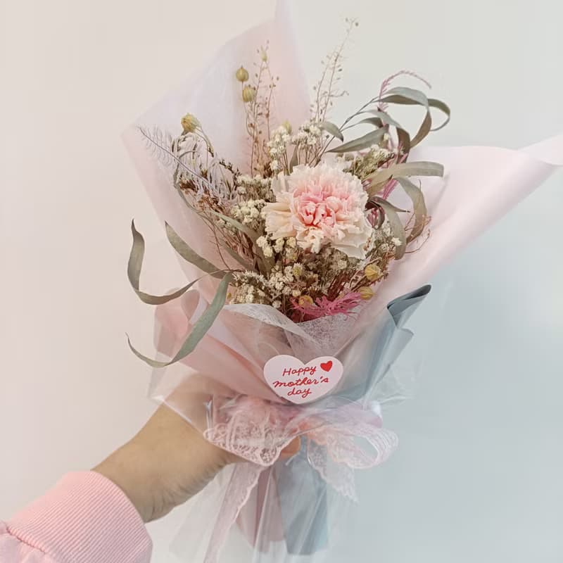 畢業老師禮物花束向日葵 情人節禮物花束 康乃馨乾燥永生花束七夕