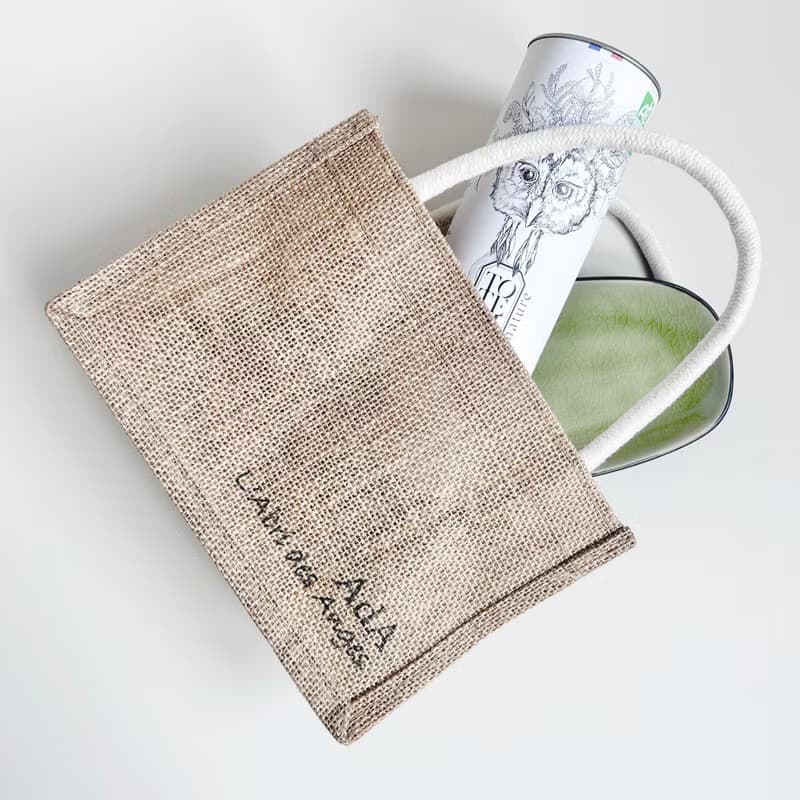 法國Totem Nature 有機淨化薰香套装 【貓頭鷹花束+瓷盤+棉麻提袋