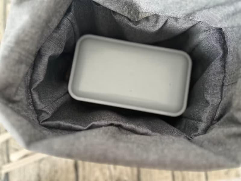 原創手工縫製午餐包便當袋 和風可愛滑浪貓圖案 日式蝴蝶結綁帶