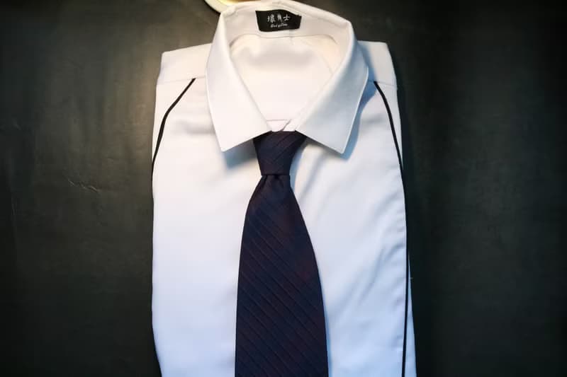 紫蘭色斜條紋暗紋領帶正裝商務紳士necktie
