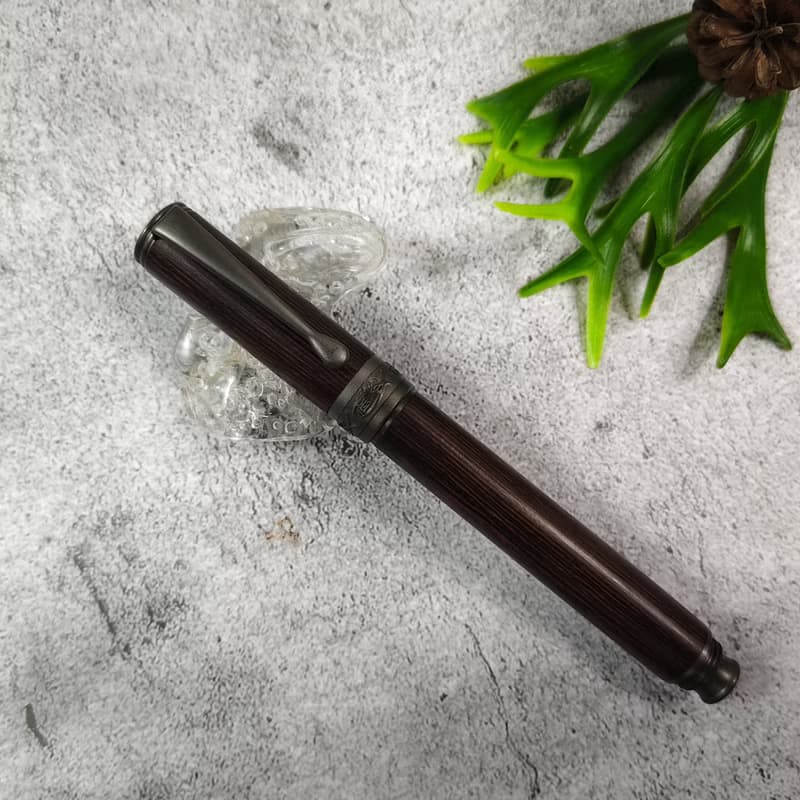 雞翅木 原木 手工筆 鋼筆 轉轉魚款