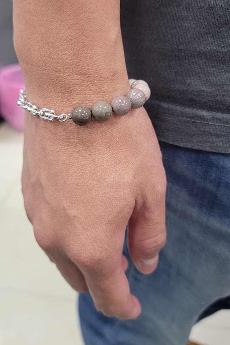 Six Cats 天然石  阿拉善 漸層莫蘭迪色 祈福開運手鍊 禮物