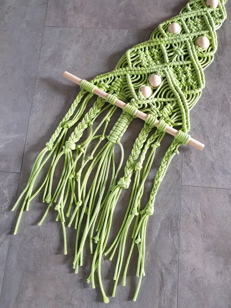 Faith Handmade | 手工編織聖誕樹 掛毯 Macrame 交換禮物 訂製