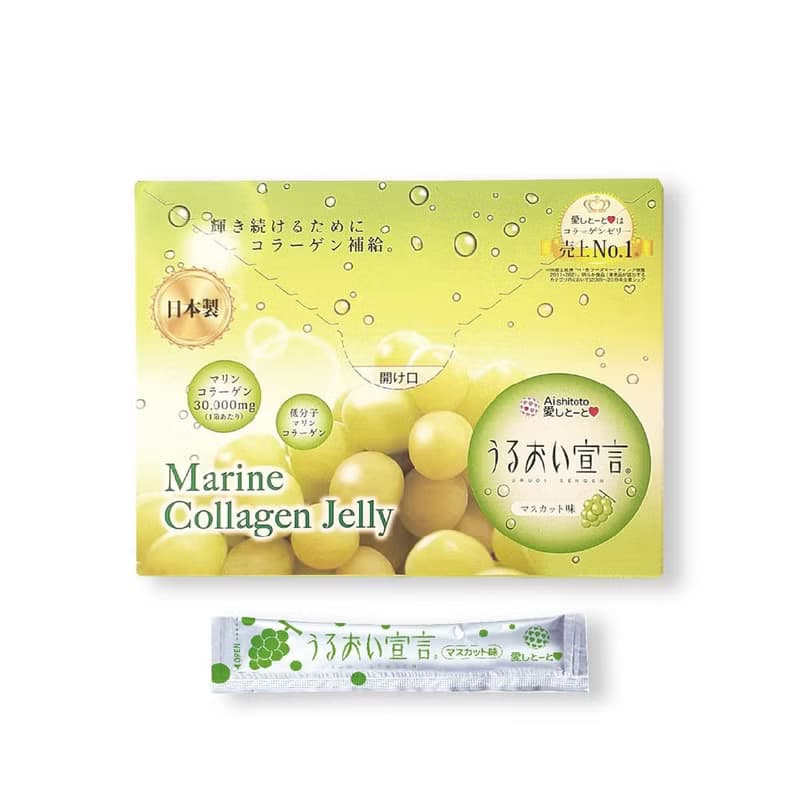 潤潤宣言膠原蛋白凍 麝香葡萄口味 15入