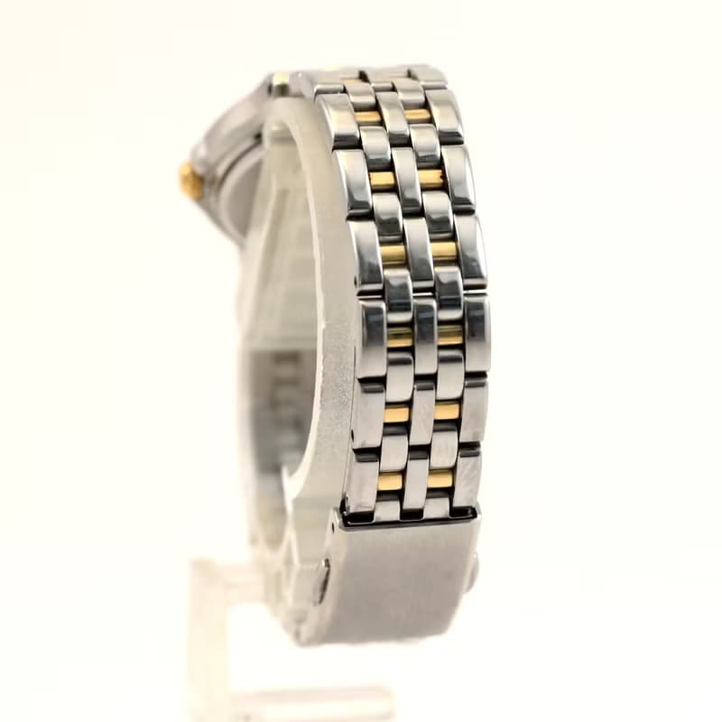 SEIKO SPRIT 女性用腕時計 QUARTZ Date Round shape Silver Tone Dial コンビカラーベルト 手錶