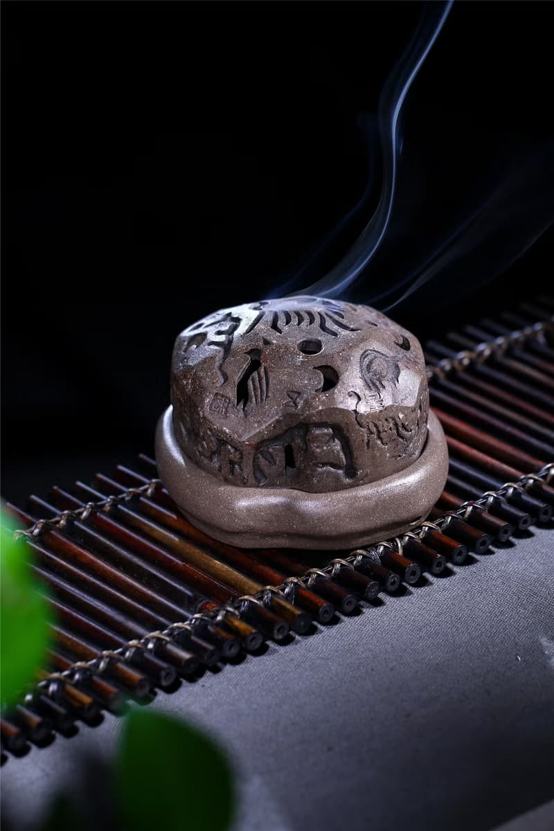 送禮紫砂手工【香爐】 優質青段 紫砂創意香爐陶瓷檀香小號盤香爐