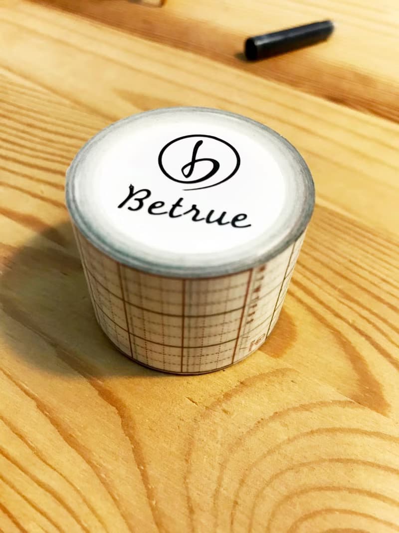 【生日禮物】Betrue_練字原創紙膠帶 日本和紙 簡約設計 手帳拼貼